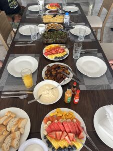 Man Overseas Retreat 2025 - food