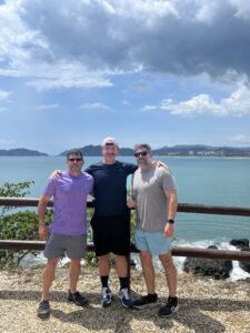 Man Overseas Retreat 2025 - Brad with Morgan & Dirty D