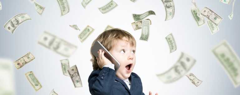 Feature image for Man Overseas Podcast episode titled: Your Money and Kids